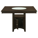 Gabriel 52-inch Counter Height Dining Table Cappuccino - Tampa Furniture Outlet