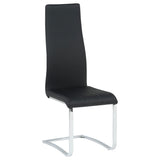 Montclair Upholstered Dining Side Chair Black (Set of 4) - Tampa Furniture Outlet