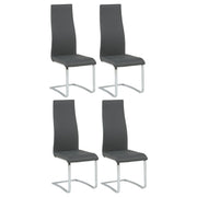 Tampa Furniture Outlet - Coaster - Montclair Upholstered Dining Side Chair Grey (Set of 4) - 100515GRY