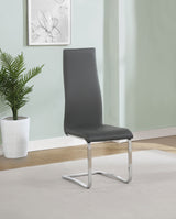 Montclair Upholstered Dining Side Chair Grey (Set of 4) - Tampa Furniture Outlet