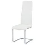 Montclair Upholstered Dining Side Chair White (Set of 4) - Tampa Furniture Outlet