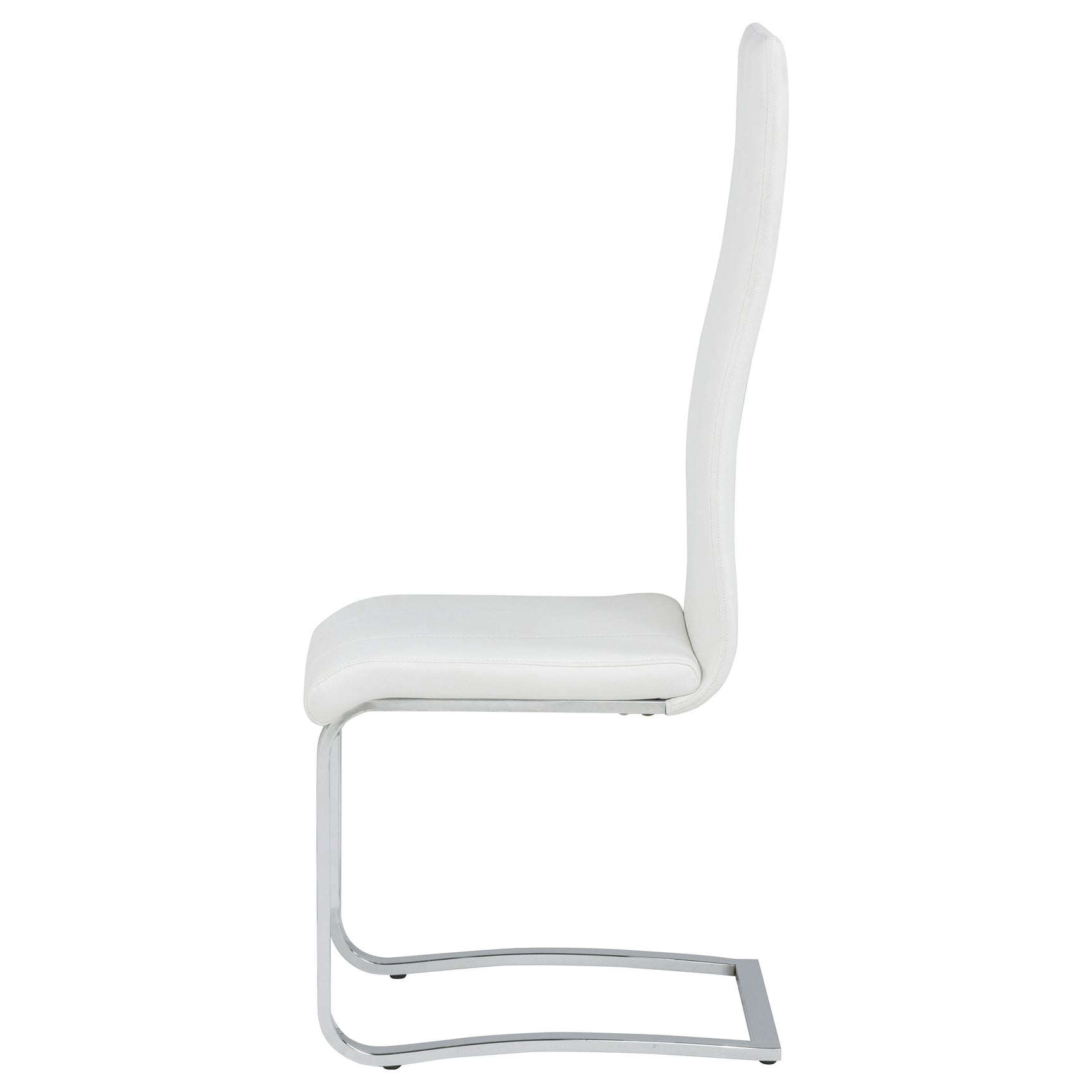 Montclair Upholstered Dining Side Chair White (Set of 4) - Tampa Furniture Outlet