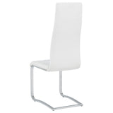 Montclair Upholstered Dining Side Chair White (Set of 4) - Tampa Furniture Outlet