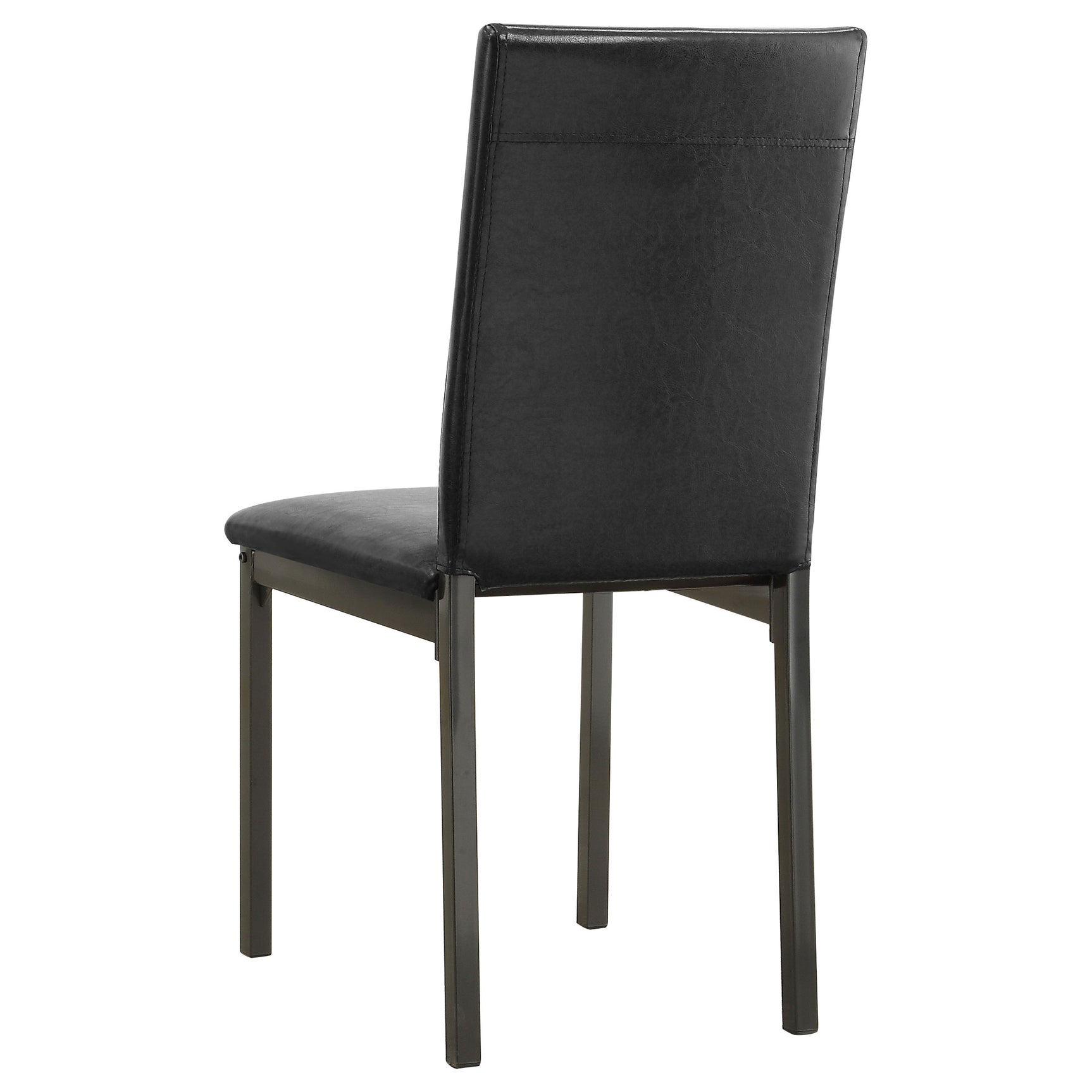 Garza Upholstered Dining Side Chair Black (Set of 2) - Tampa Furniture Outlet