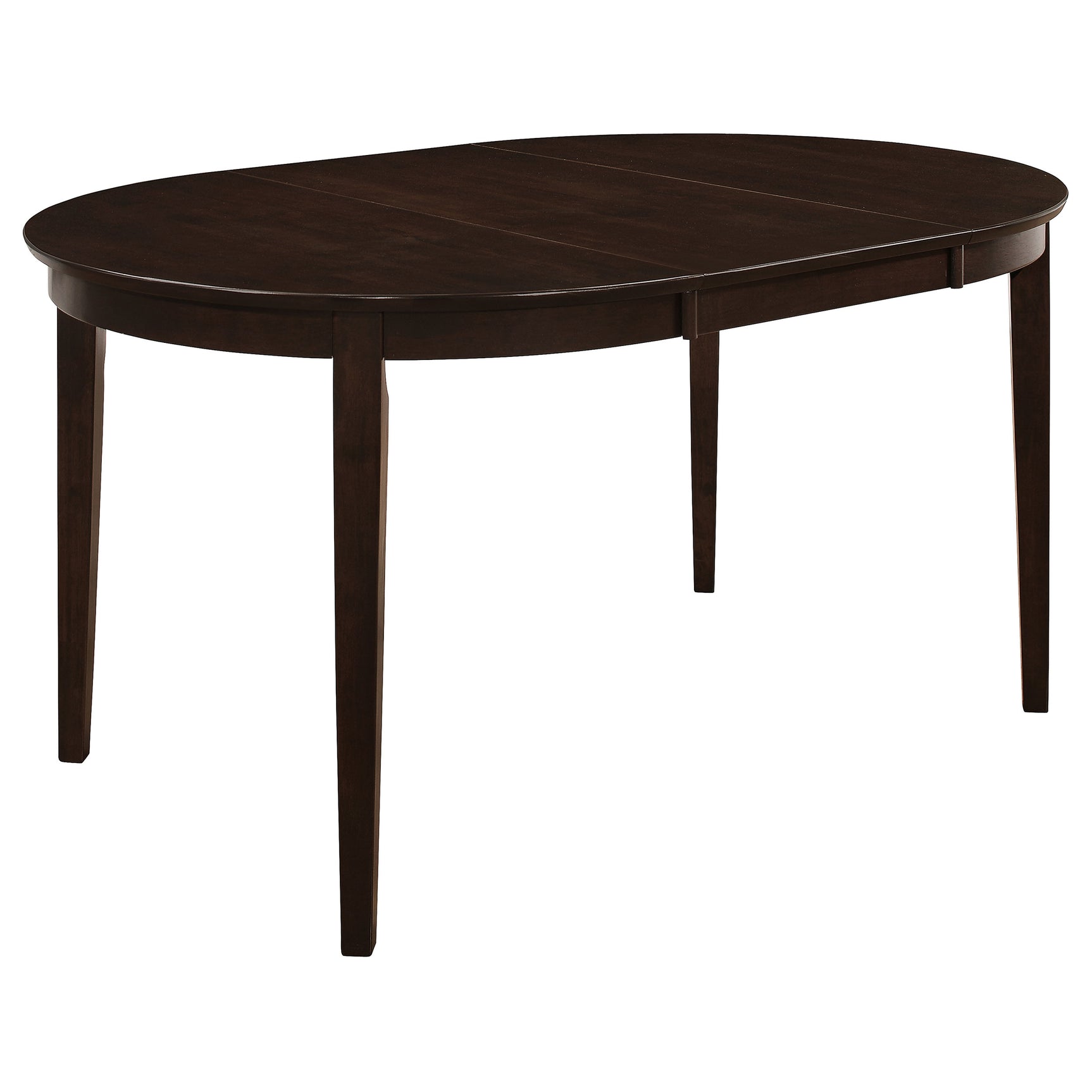 Gabriel 5-piece Extension Leaf Dining Table Set Cappuccino - Tampa Furniture Outlet