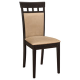 Gabriel 5-piece Rectangular 59-inch Dining Set Cappuccino - Tampa Furniture Outlet