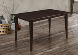 Gabriel Rectangular 59-inch Wood Dining Table Cappuccino - Tampa Furniture Outlet