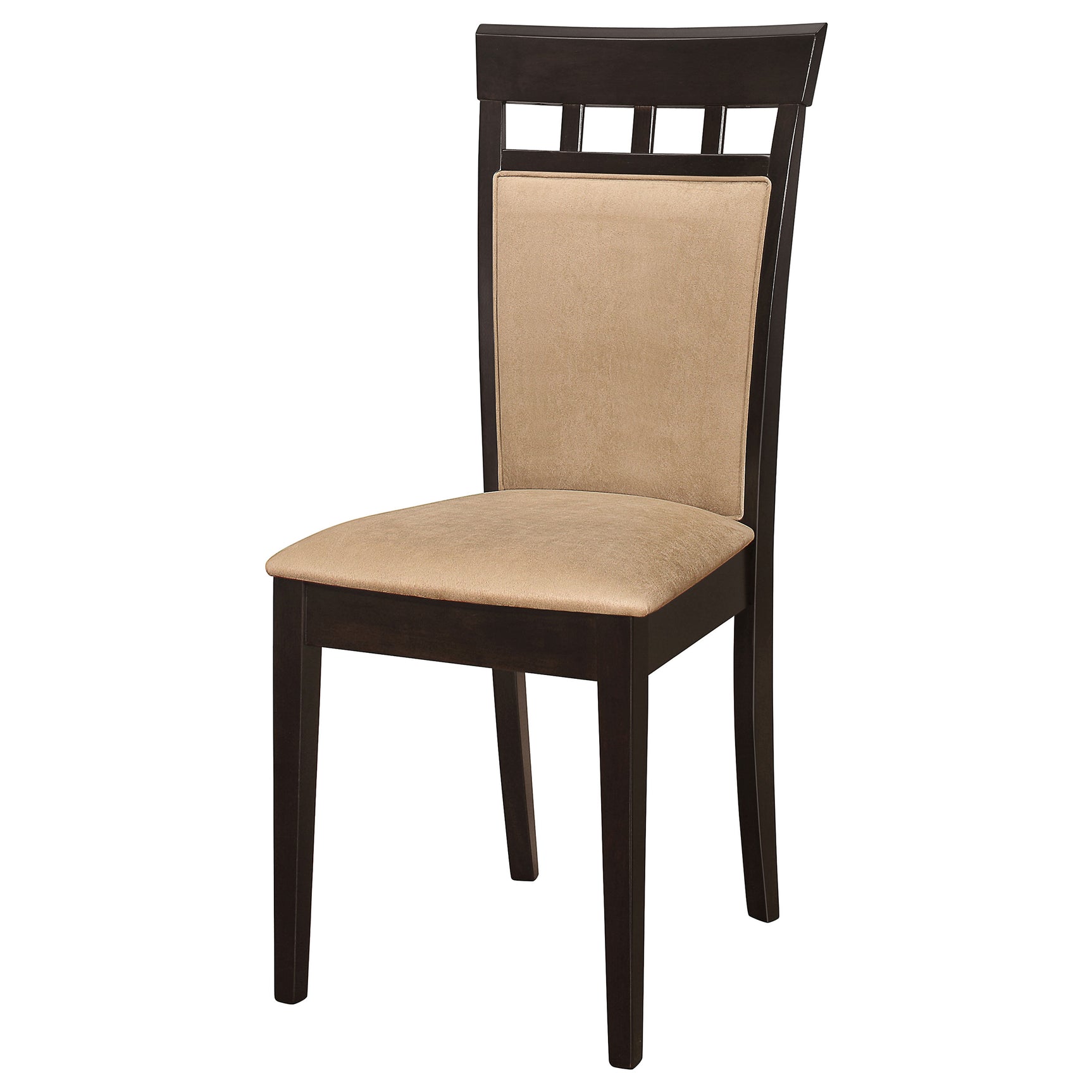 Gabriel Closed Back Dining Side Chair Cappuccino (Set of 2) - Tampa Furniture Outlet