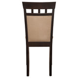 Gabriel Closed Back Dining Side Chair Cappuccino (Set of 2) - Tampa Furniture Outlet