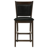 Jaden 5-piece Square Counter Height Dining Set Espresso - Tampa Furniture Outlet