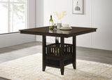 Jaden Square 47-inch Counter Height Dining Table Espresso - Tampa Furniture Outlet