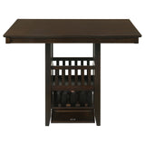 Jaden Square 47-inch Counter Height Dining Table Espresso - Tampa Furniture Outlet