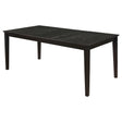 Tampa Furniture Outlet - Coaster - Louise Rectangular 78-inch Extension Leaf Dining Table Black - 101561