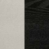 Louise Upholstered Wood Dining Side Chair Black (Set of 2) - Tampa Furniture Outlet