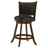 Broxton Upholstered Swivel Counter Chair Chestnut (Set of 2) - Tampa Furniture Outlet