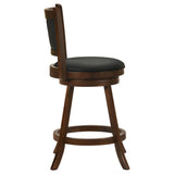 Broxton Upholstered Swivel Counter Chair Chestnut (Set of 2) - Tampa Furniture Outlet