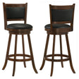 Tampa Furniture Outlet - Coaster - Broxton Upholstered Swivel Bar Chair Chestnut (Set of 2) - 101920