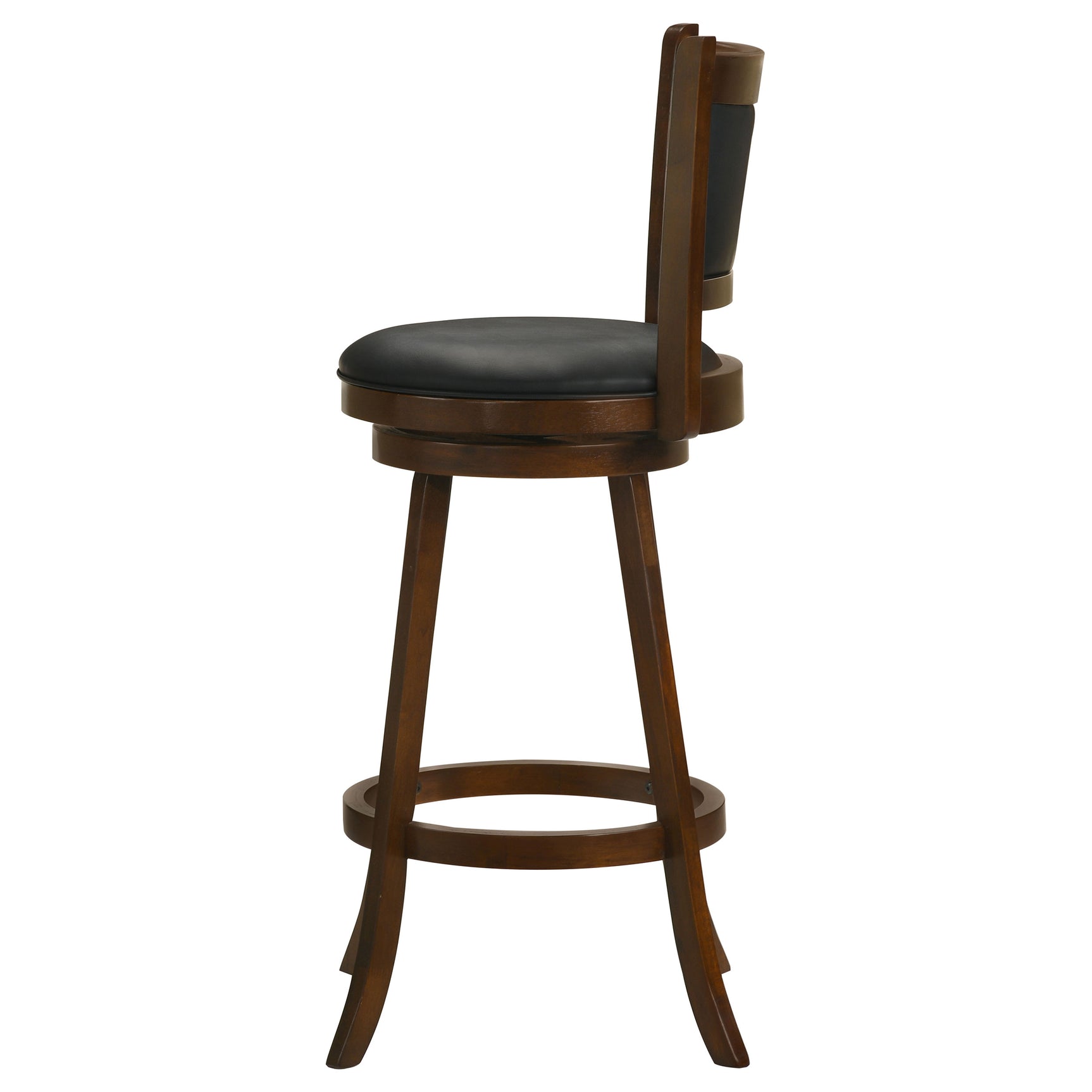 Broxton Upholstered Swivel Bar Chair Chestnut (Set of 2) - Tampa Furniture Outlet