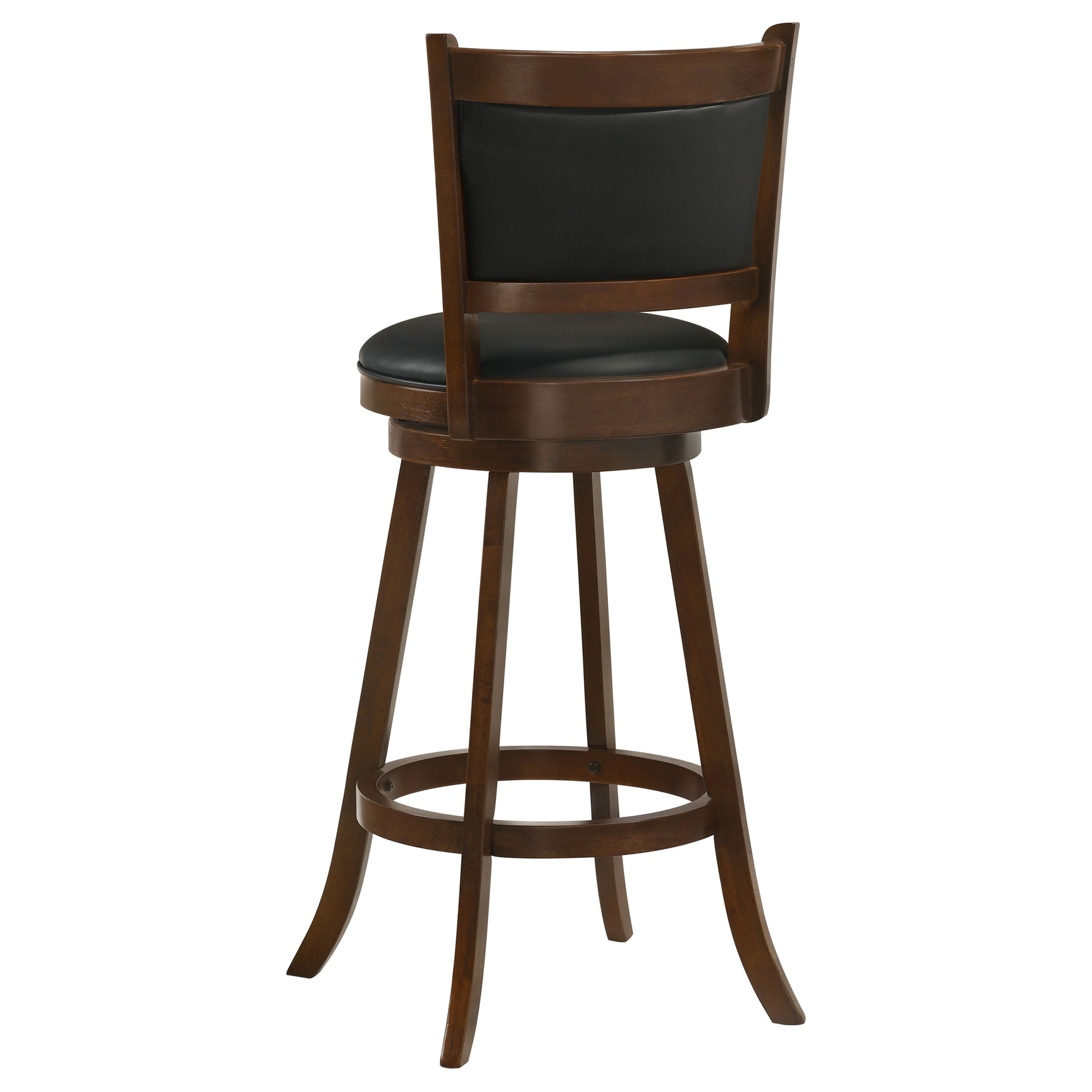 Broxton Upholstered Swivel Bar Chair Chestnut (Set of 2) - Tampa Furniture Outlet
