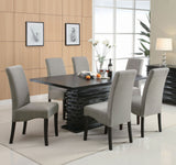 Tampa Furniture Outlet - Coaster - Stanton 7-piece Rectangular Dining Table Set Grey - 102061-S7