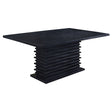 Tampa Furniture Outlet - Coaster - Stanton Rectangular 66-inch Dining Table Black - 102061