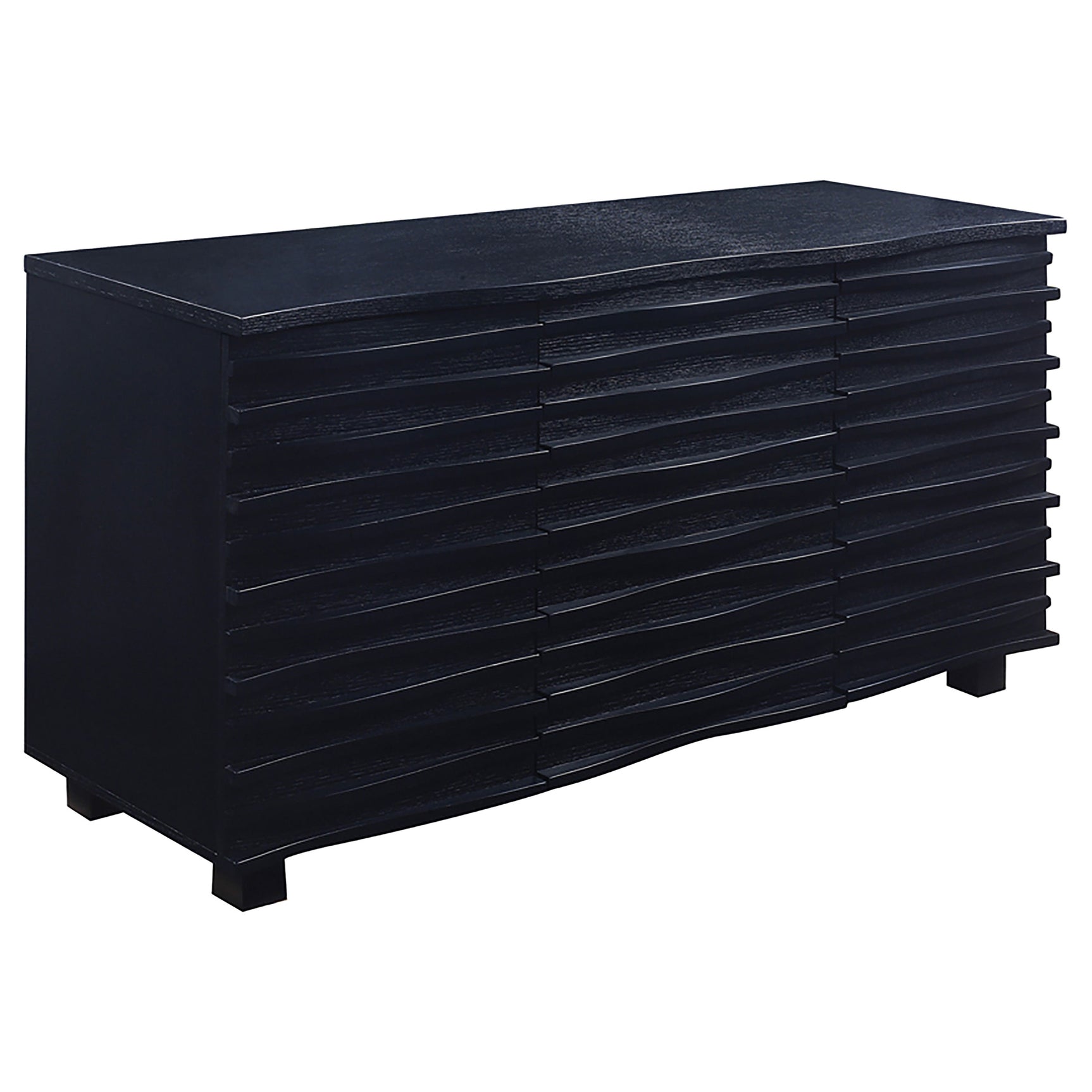 Tampa Furniture Outlet - Coaster - Stanton 3-drawer Sideboard Buffet Storage Cabinet Black - 102065