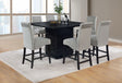 Tampa Furniture Outlet - Coaster - Stanton 7-piece Square Counter Height Dining Table Set Grey - 102068-S7