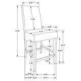Stanton 9-piece Square Counter Height Dining Table Set Grey - Tampa Furniture Outlet