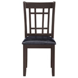Lavon 5-piece Oval Extension Leaf Dining Set Espresso - Tampa Furniture Outlet