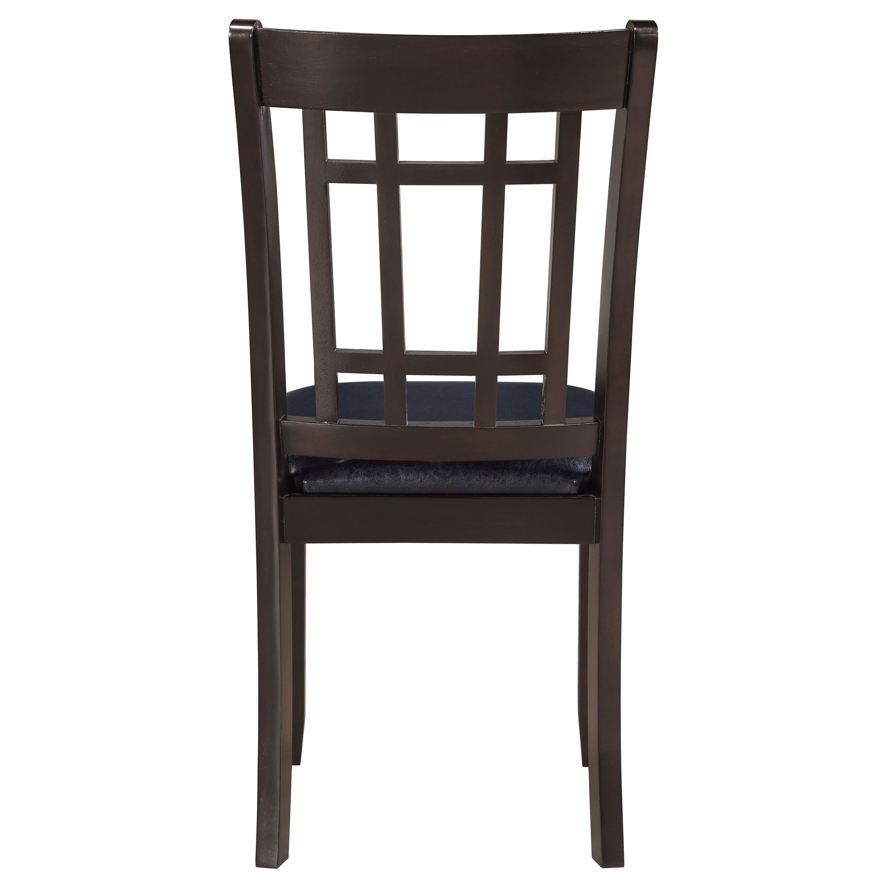Lavon Wood Dining Side Chair Black and Espresso (Set of 2) - Tampa Furniture Outlet