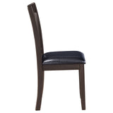 Lavon Wood Dining Side Chair Black and Espresso (Set of 2) - Tampa Furniture Outlet