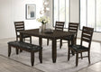 Tampa Furniture Outlet - Coaster - Dalila 6-piece Rectangular Dining Table Set Cappuccino - 102721-S6