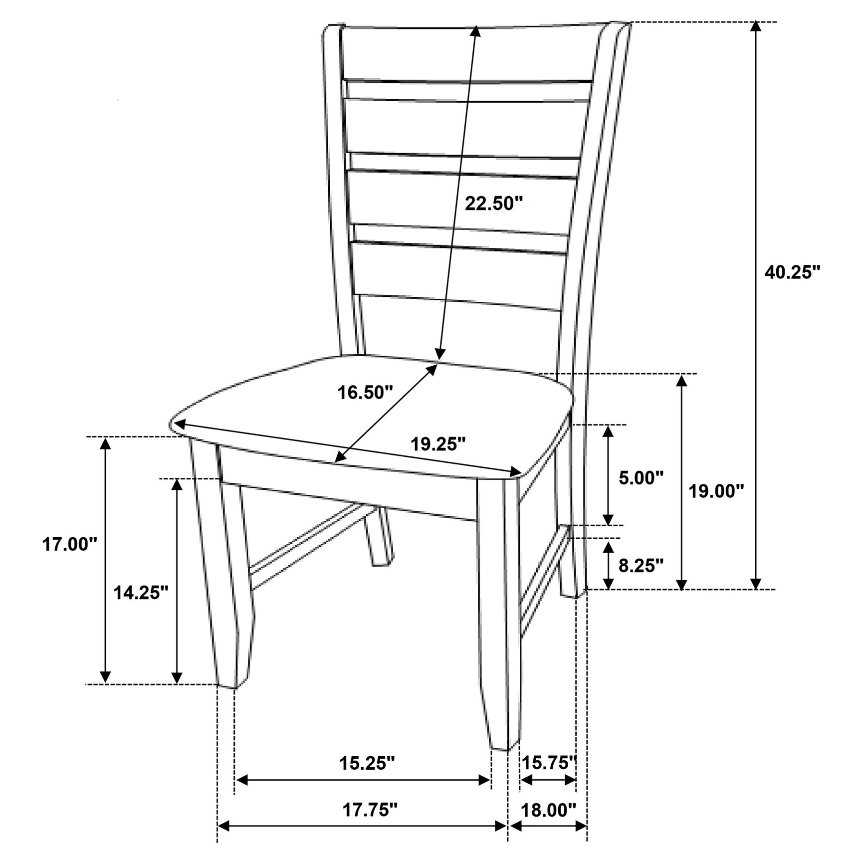 Dalila 6-piece Rectangular Dining Table Set Cappuccino - Tampa Furniture Outlet