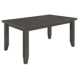 Dalila 5-piece Rectangular Dining Table Set Dark Grey - Tampa Furniture Outlet