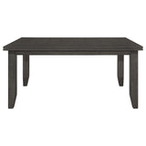 Dalila Rectangular 66-inch Wood Dining Table Dark Grey - Tampa Furniture Outlet