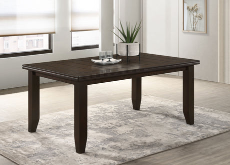 Dalila Rectangular 66-inch Wood Dining Table Cappuccino - Tampa Furniture Outlet