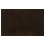 Dalila Rectangular 66-inch Wood Dining Table Cappuccino - Tampa Furniture Outlet
