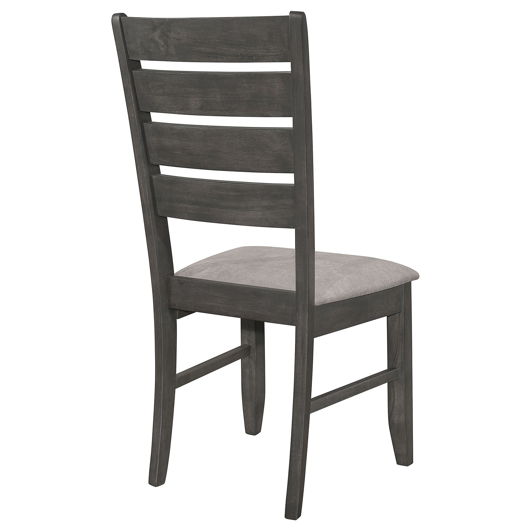 Dalila Wood Dining Side Chair Dark Grey (Set of 2) - Tampa Furniture Outlet