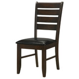 Dalila Wood Dining Side Chair Cappuccino (Set of 2) - Tampa Furniture Outlet