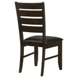Dalila Wood Dining Side Chair Cappuccino (Set of 2) - Tampa Furniture Outlet