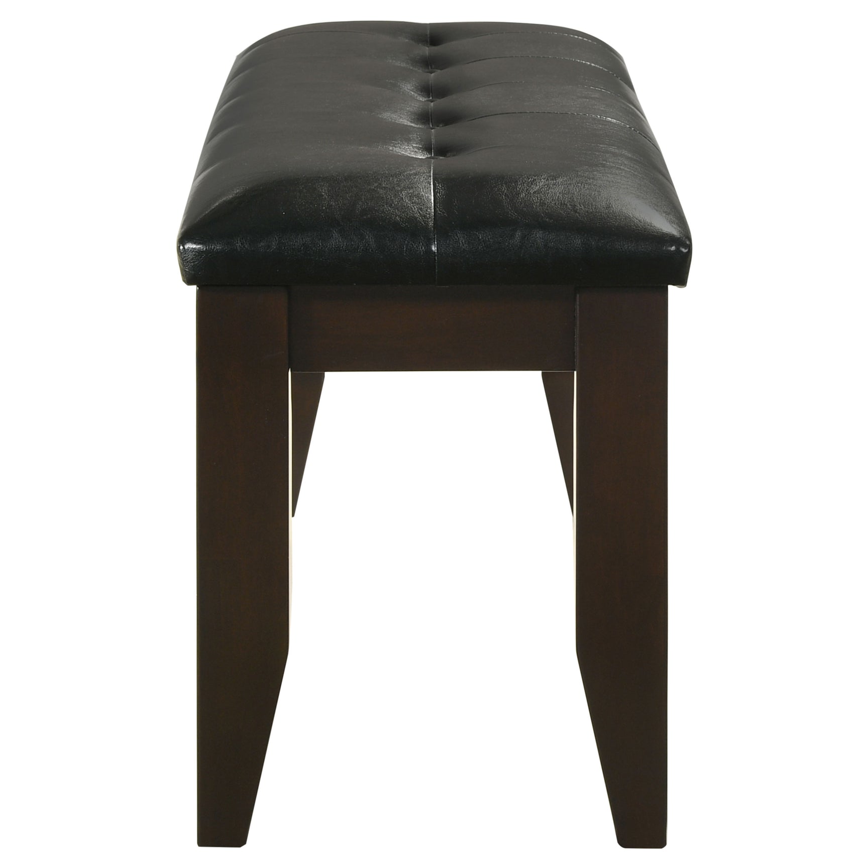 Dalila Leatherette Upholstered Wood Dining Bench Cappuccino - Tampa Furniture Outlet