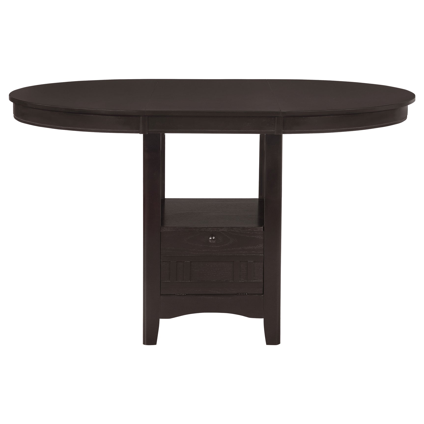 Lavon 5-piece Oval Counter Height Dining Set Espresso - Tampa Furniture Outlet