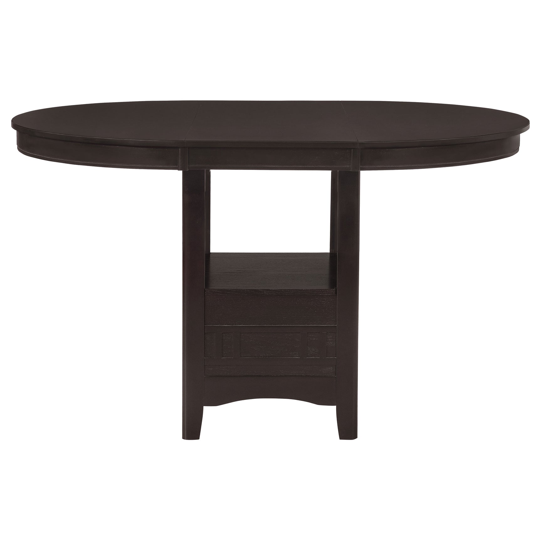Lavon 5-piece Oval Counter Height Dining Set Espresso - Tampa Furniture Outlet