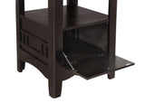 Lavon Oval 60-inch Counter Height Extension Dining Table Espresso - Tampa Furniture Outlet