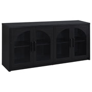 Tampa Furniture Outlet - Coaster - Riva 4-door Dining Sideboard Buffet Storage Credenza Black - 103895