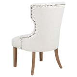 Baney Fabric Upholstered Dining Side Chair Beige and Rustic Grey - Tampa Furniture Outlet