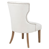 Baney Fabric Upholstered Dining Side Chair Beige and Rustic Grey - Tampa Furniture Outlet