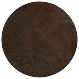 Ridgewell 5-piece Round Pedestal Dining Set Dark Oak