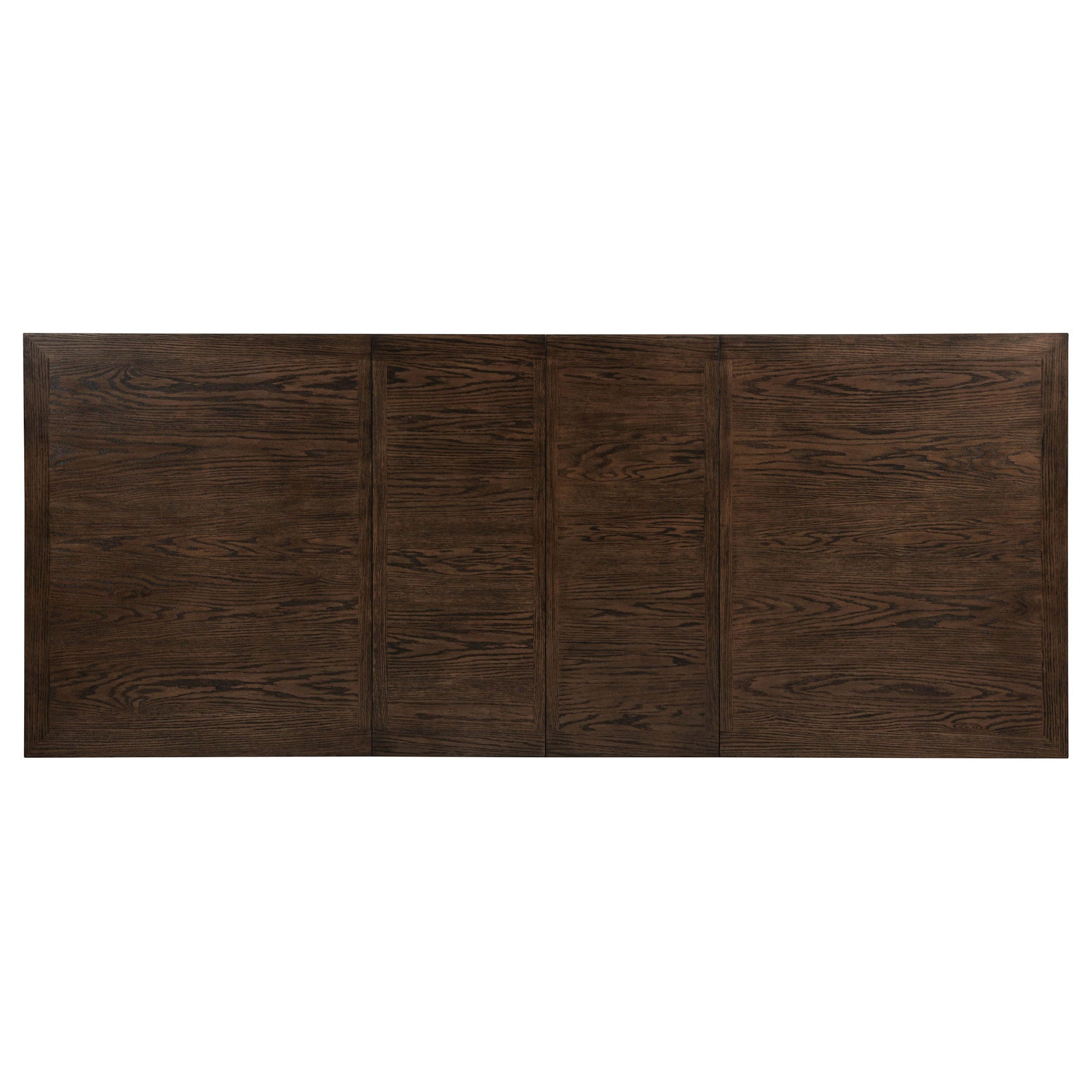 Ridgewell Rectangular Trestle Dining Table Dark Oak