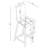 Tolbert 5-piece Bar Set with Acrylic Chairs Clear and Chrome - Tampa Furniture Outlet